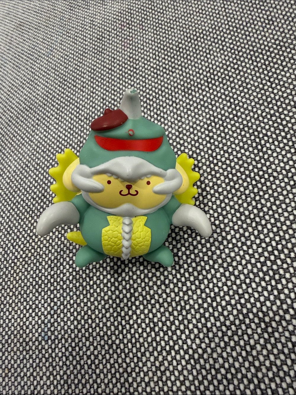 Hello Kitty Teal, Yellow & Red Costume Figure
